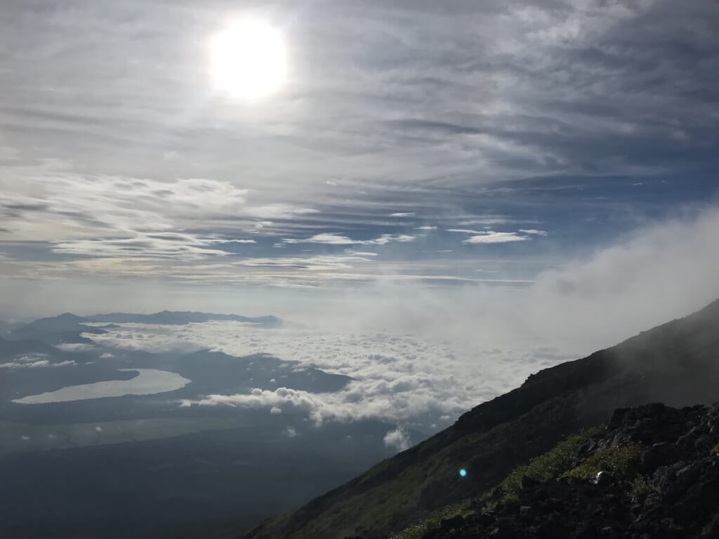 富士山からの景色