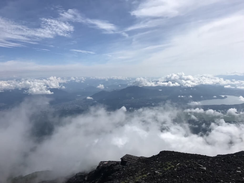 富士山からの景色